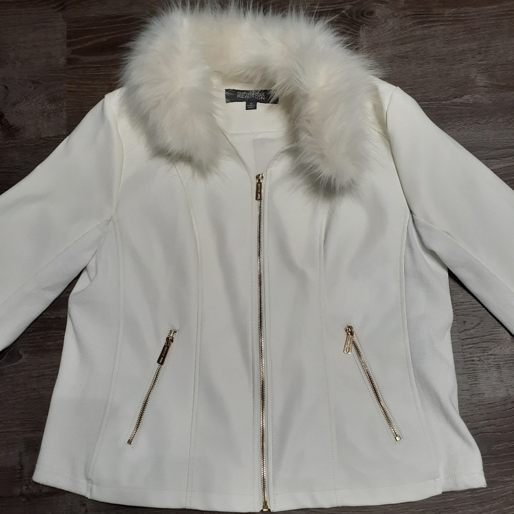 Kenneth Cole Reaction Faux Leather Jacket